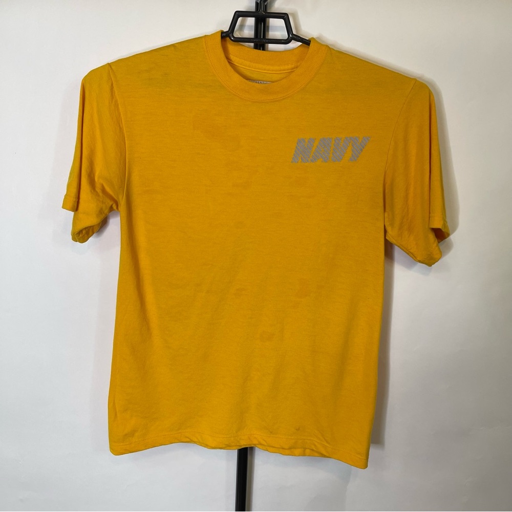 Authentic US Navy Reflective Yellow Shirt Size Small Men’s